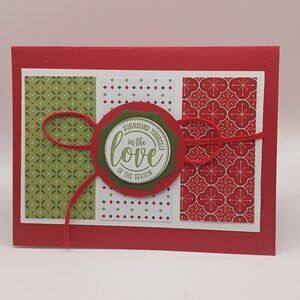 Handmade Christmas Card Set of 2
